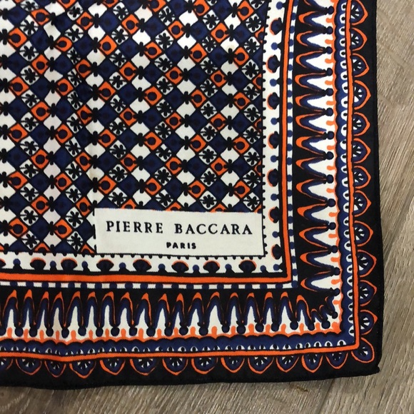 PIERRE BACCARA PARIS Vintage Silk Scarf - Picture 4 of 8
